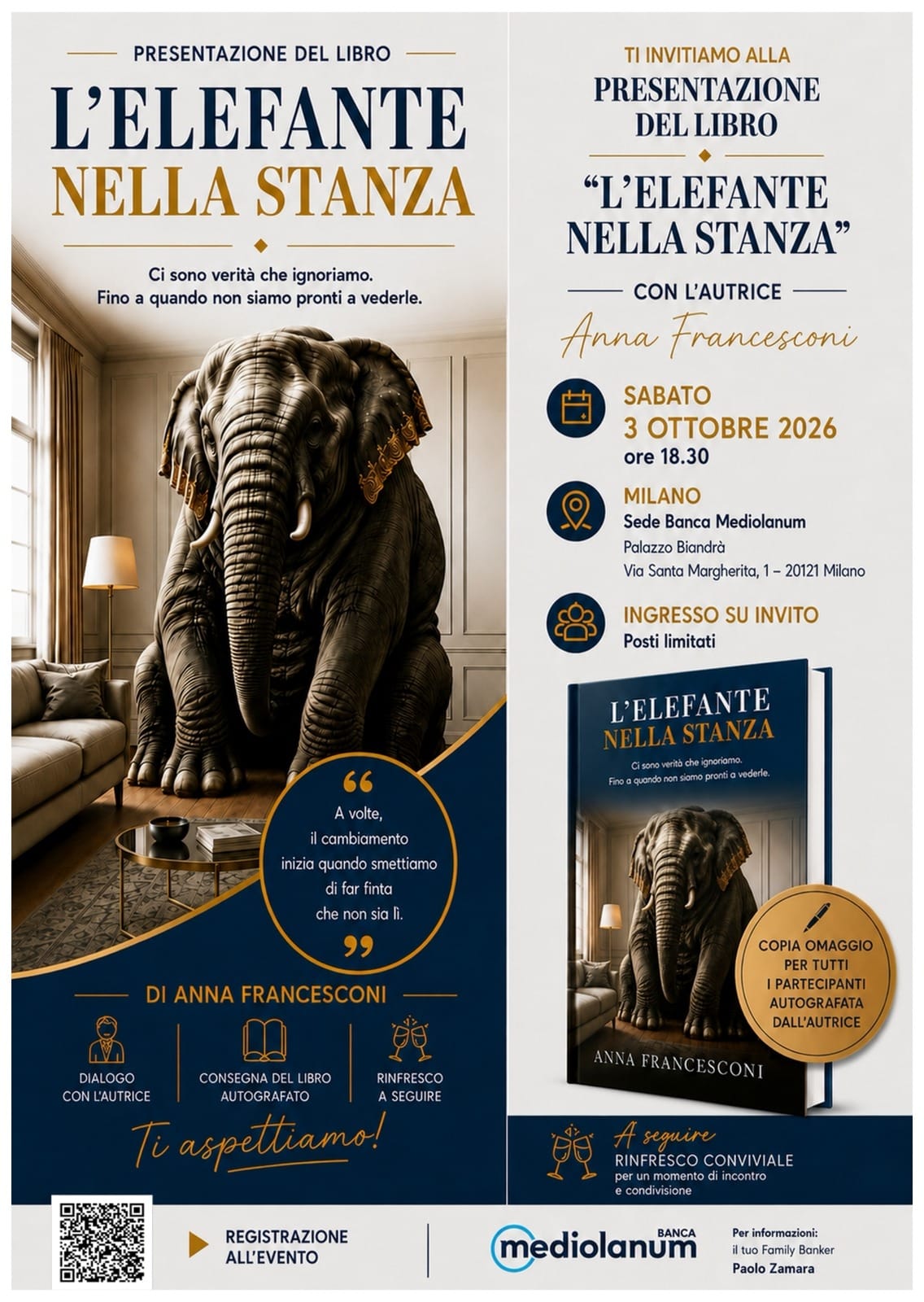 Presentazione del libro L’Elefante nella stanza con l’autrice Anna Francesconi